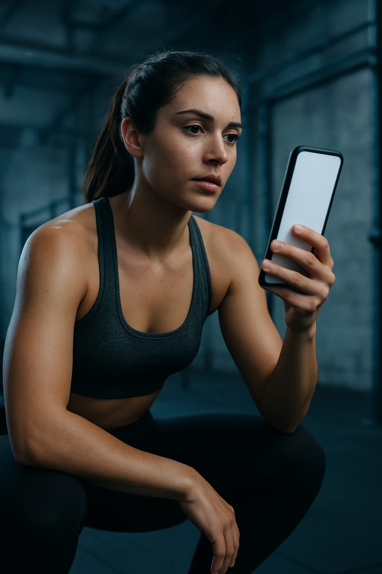 Fitness brand — in-gym social content — sample still